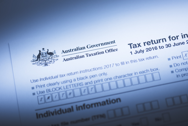 ATO individual tax return form used in Australian tax return reviews and compliance check ATO individual tax return form used in Australian tax return reviews and compliance check